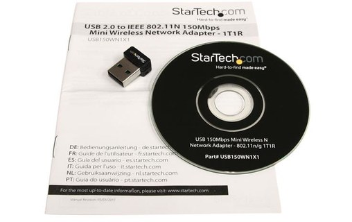 StarTech.com Mini adaptateur réseau sans fil N USB 150 Mb/s - 802.11n/g 1T1R