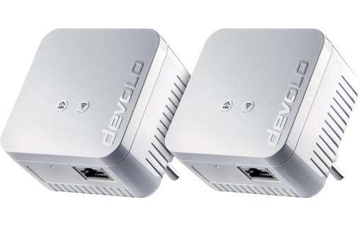 Pack de 2 x Devolo dLAN 550 Wi-Fi - Prise CPL Wi-Fi 500 Mbits/s