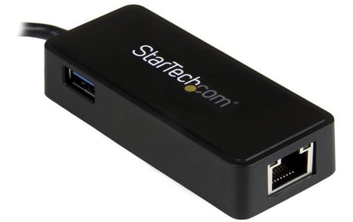 StarTech.com Adaptateur réseau USB-C vers RJ45 Gigabit Ethernet avec port USB su
