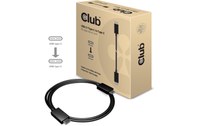 CLUB3D USB Type-C Cable M/M 0.8Meter Active PD ~100Watt 4K60Hz