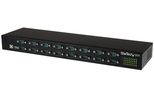 StarTech.com Hub série RS232 à 16 ports - Adaptateur USB vers 16x DB9 RS232 à mo