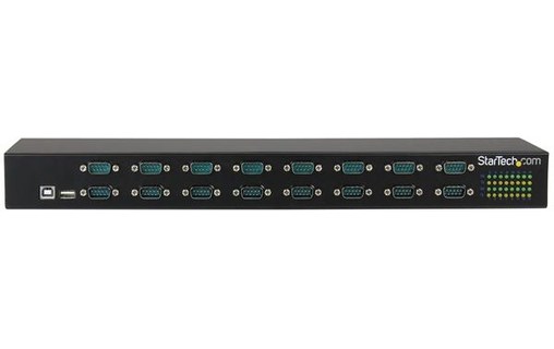 StarTech.com Hub série RS232 à 16 ports - Adaptateur USB vers 16x DB9 RS232 à mo