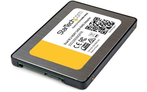 StarTech.com Adaptateur 2x SSD M.2 NGFF vers SATA 2,5 avec RAID