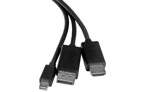 StarTech.com Câble adaptateur HDMI, DisplayPort ou Mini DisplayPort vers HDMI de