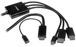 StarTech.com Câble adaptateur HDMI, DisplayPort ou Mini DisplayPort vers HDMI de