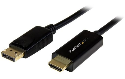 StarTech.com Câble adaptateur DisplayPort vers HDMI de 3 m - M/M - 4K 30 Hz  - No - Vidéo - StarTech