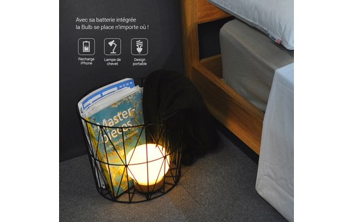 Novodio Bulb - Lampe LED avec dock Lightning