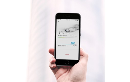 PhotoFast Photo Backup Cable 64 Go - Câble de sauvegarde et recharge Lightning