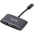 LMP USB-C Multiport Adapter - VGA USB 3.0, charge USB-C, Gris Sidéral