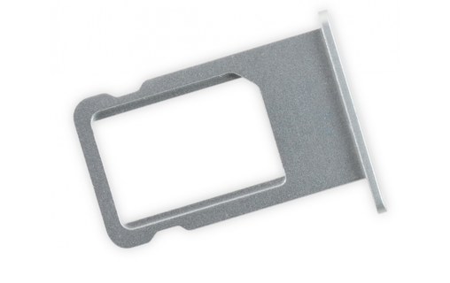 Tiroir de carte SIM pour iPhone 6s Argent