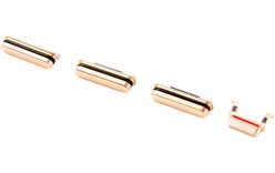Lot de 4 boutons pour iPhone 6s Or (Volume, vibreur, power)