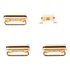 Lot de 4 boutons pour iPhone 6s Or (Volume, vibreur, power)