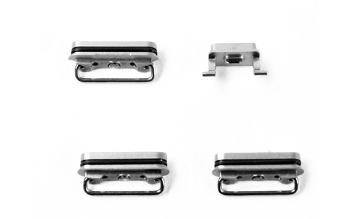 Lot de 4 boutons pour iPhone 6s Gris Sidéral (Volume, vibreur, power)