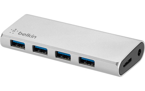 Belkin Hub 4 ports USB 3.0 + Câble USB-C