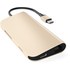 Satechi Adaptateur multi-ports Or - HDMI 4K, USB 3.0, Ethernet, SD, microSD