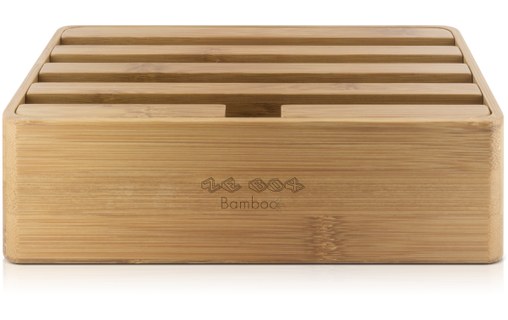 Novodio Ze Box Bamboo - Station de charge 6 ports USB pour iPhone / iPad
