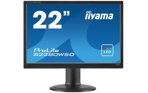iiyama ProLite B2280WSD-B1 LED display 55,9 cm (22) 1680 x 1050 pixels Noir