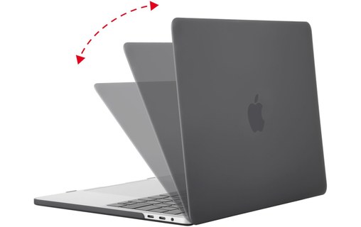 Coque pour MacBook Pro 16" 2019 - Novodio MacBook Case - Anthracite