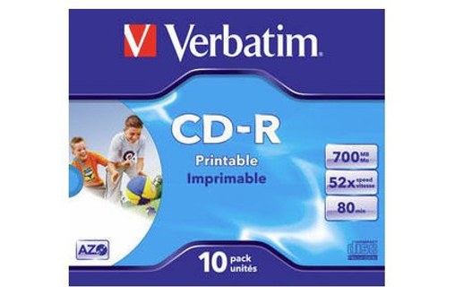 Verbatim CD-R AZO Wide Inkjet Printable CD-R 700Mo 10pièce(s)