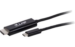 Câble USB-C vers HDMI - LMP - 4K - 1,8 m - Noir