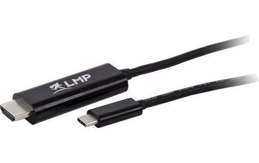 LMP Câble USB-C vers HDMI 2.0 4K @ 60Hz 1,8 m noir