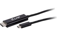 Câble USB-C vers HDMI - LMP - 4K - 1,8 m - Noir