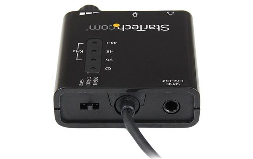 StarTech.com Carte son externe USB avec audio SPDIF numérique - Convertisseur DA