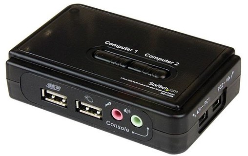 StarTech.com Kit commutateur KVM USB VGA à 2 ports avec audio et câbles - Switch