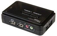 StarTech.com Kit commutateur KVM USB VGA à 2 ports avec audio et câbles - Switch