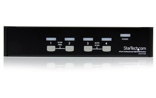 StarTech.com Commutateur KVM 4 Ports VGA USB, Montage en Rack - Switch KVM - 192
