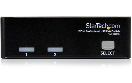 StarTech.com Commutateur KVM 2 Ports VGA USB - Switch KVM - 1920x1440 commutateu