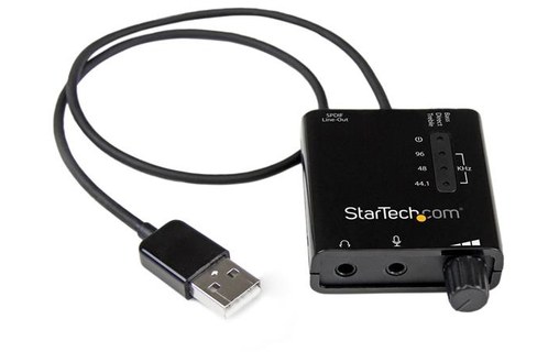 StarTech.com Carte son externe USB avec audio SPDIF numérique - Convertisseur DA
