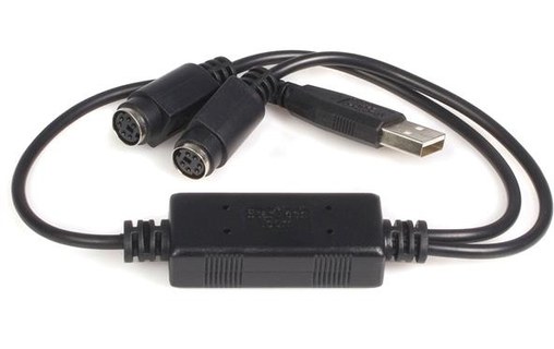StarTech.com Adaptateur clavier et souris USB vers PS2