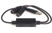 StarTech.com Adaptateur clavier et souris USB vers PS2