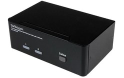 StarTech.com Commutateur KVM 2 Ports DisplayPort, USB et Audio - Switch KVM - 25