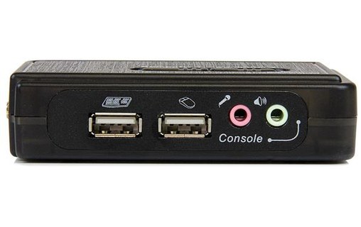 StarTech.com Kit commutateur KVM USB VGA à 2 ports avec audio et câbles - Switch