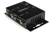 StarTech.com Hub adaptateur industriel USB vers série 2 ports à fixation murale