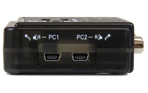 StarTech.com Kit commutateur KVM USB VGA à 2 ports avec audio et câbles - Switch
