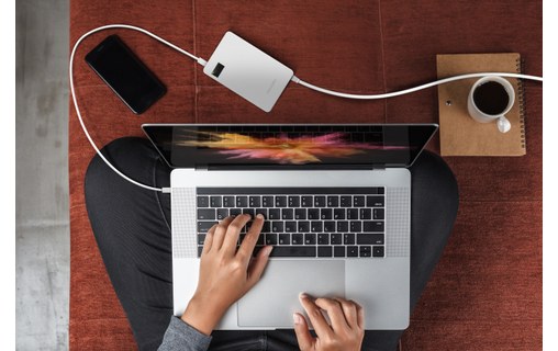 Novodio C-Charge - Chargeur compatible iPhone & Macbook Pro USB-C, USB-A 60 W