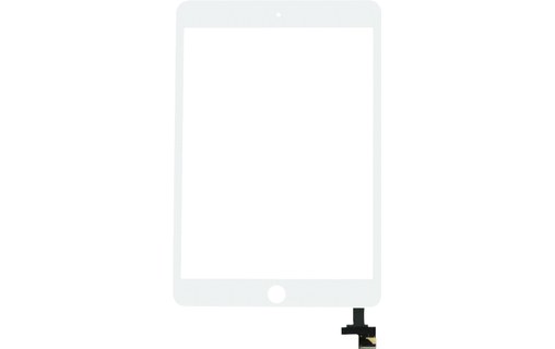 Vitre tactile Blanche pour iPad mini 3 avec sticker