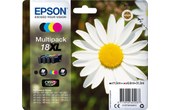 Epson Multipack Noir, Cyan, Magenta, Jaune 18XL pour imprimante Expression Home