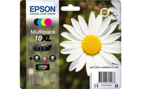 Epson Multipack Noir, Cyan, Magenta, Jaune 18XL pour imprimante Expression Home