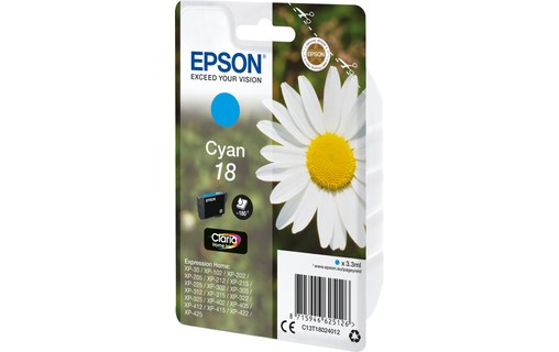 Epson encre Cyan 18 pour imprimante Expression Home