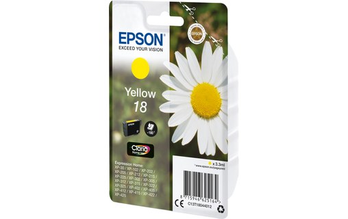 Epson encre Jaune 18 pour imprimante Expression Home