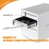 ICY DOCK MB882SP-1S-2B Boîtier convertisseur 3,5" SATA pour disque dur 2,5"/SSD