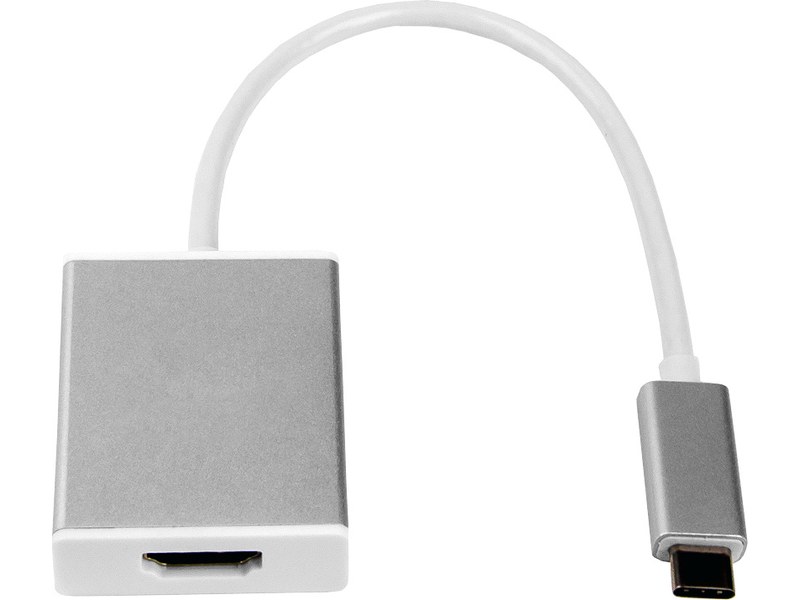 LMP Adaptateur USB-C vers HDMI 2.0 Argent - Vidéo - LMP