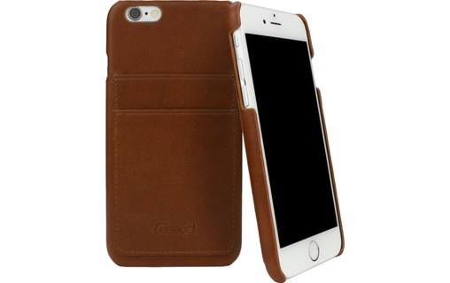 Bloody congestion Proposal CASEual Leather Back Italian Brown - Coque cuir pour iPhone 6s - Étui /  Coque - CASEual
