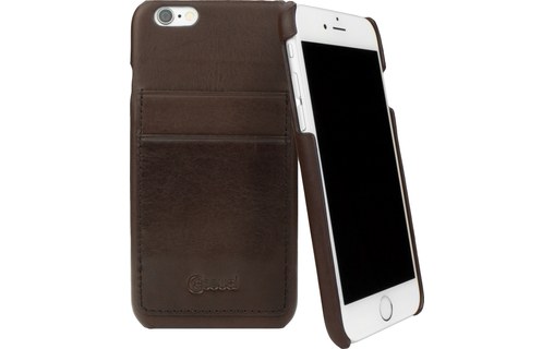 CASEual Leather Back Italian Mocca - Coque cuir pour iPhone 6s
