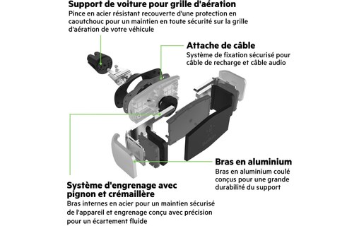 Belkin Car Vent Mount - Support de voiture pour smartphone (grille d'aération)