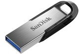 Clé USB SanDisk Ultra Flair 32 Go - Argent, Noir, Métal - USB 3.2